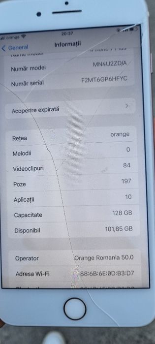 Vând iphone 7+ original