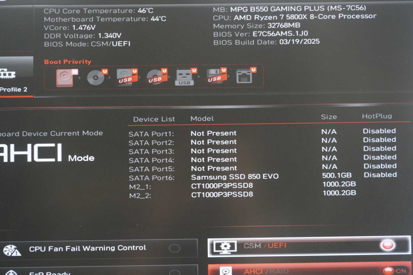 AM4 Дъно, дънна платка B550 MSI MAG Gaming Plus / Вкл.ДДС