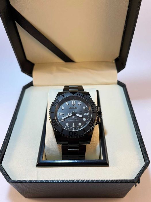 Часовник Seiko Yacht-Мaster Black (mod)