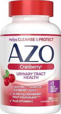 AZO  добавка для здоровья мояевыводящих путей с клюквой 100 шт USA