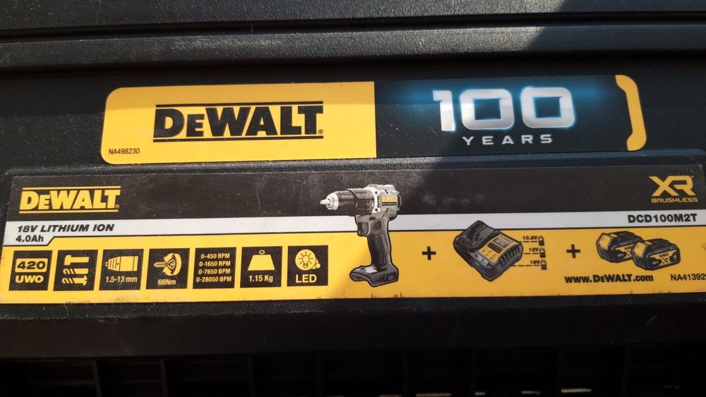 Filetanta Dewalt DCD100 (2023)
