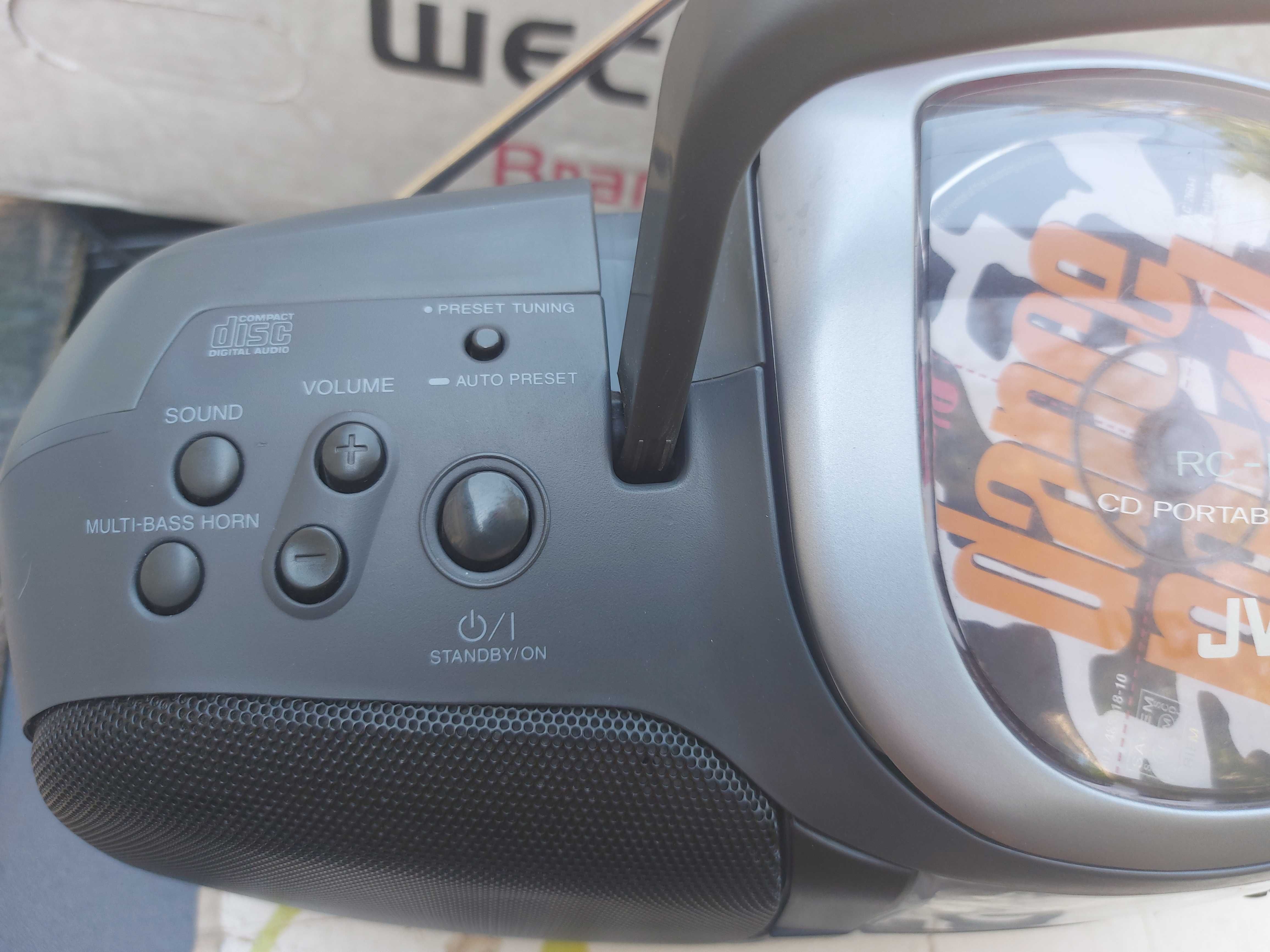 JVC RC-NX3 CD Portable System (CD/Tape/Tuner)
