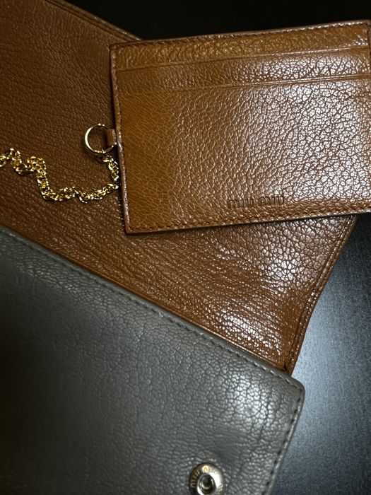 Портфейл Miu Miu от естествена кожа • винтидж • със сертификат