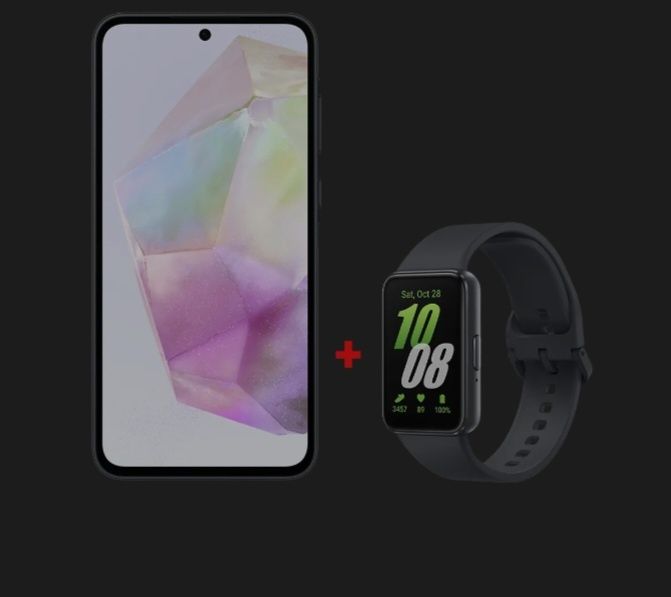 Samsung galaxy A35 + smartwatch samsung galaxy fit3