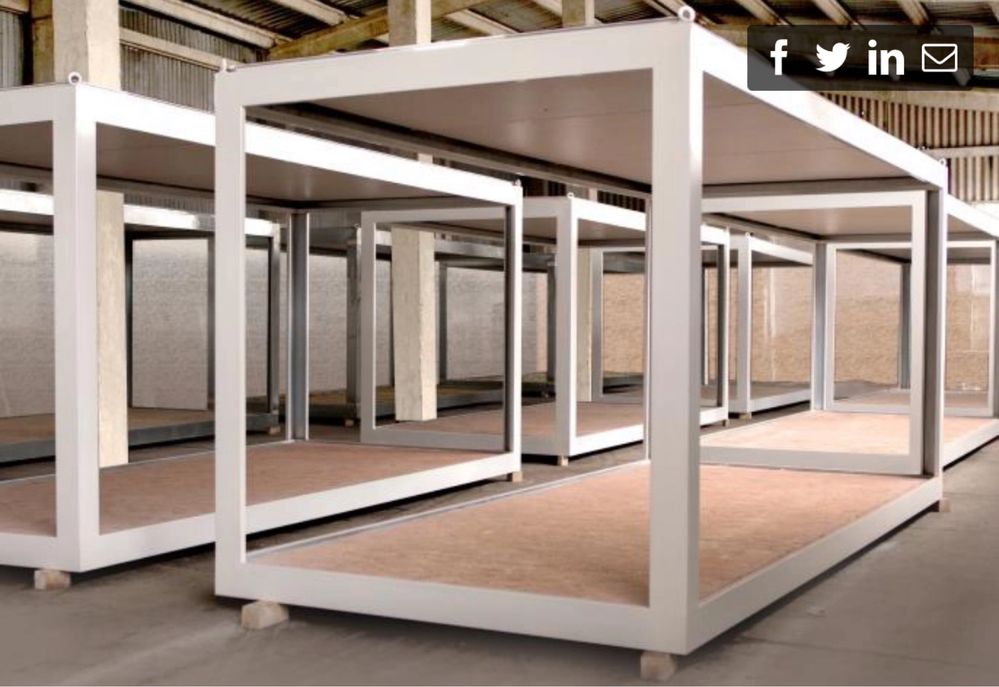 Container birou containere stoc santier paza vitrina