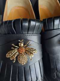 Pantofi piele naturala stil Musette Bee