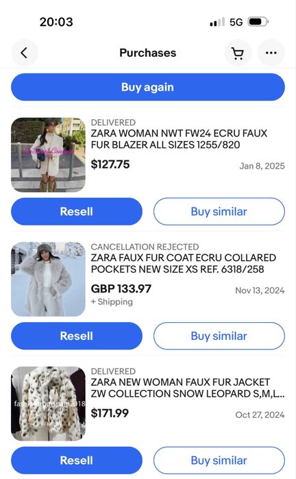 ZARA дамско viral палто овърсайз