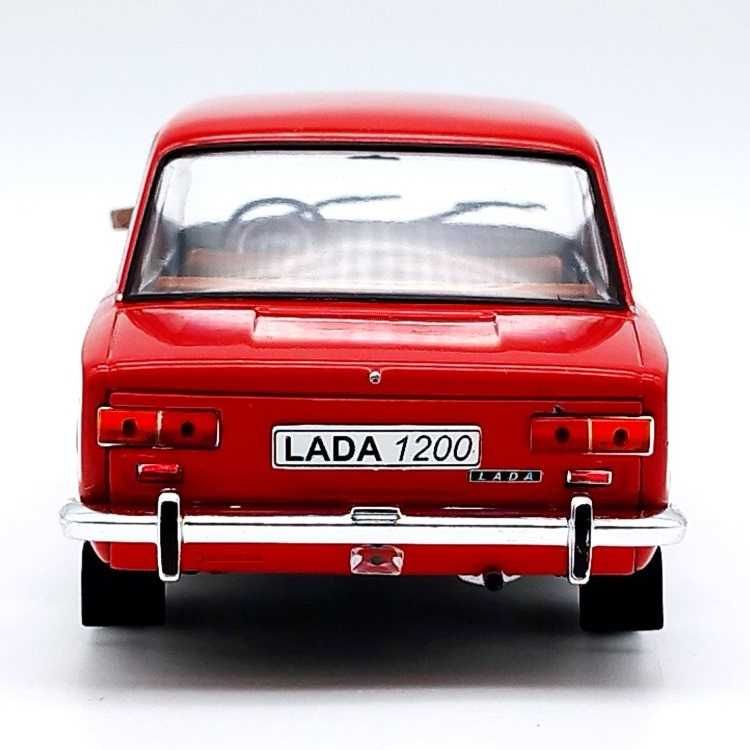 Метална кола LADA 1200/Лада - Жигули, 1970, Hachette, 1:24,червен цвят