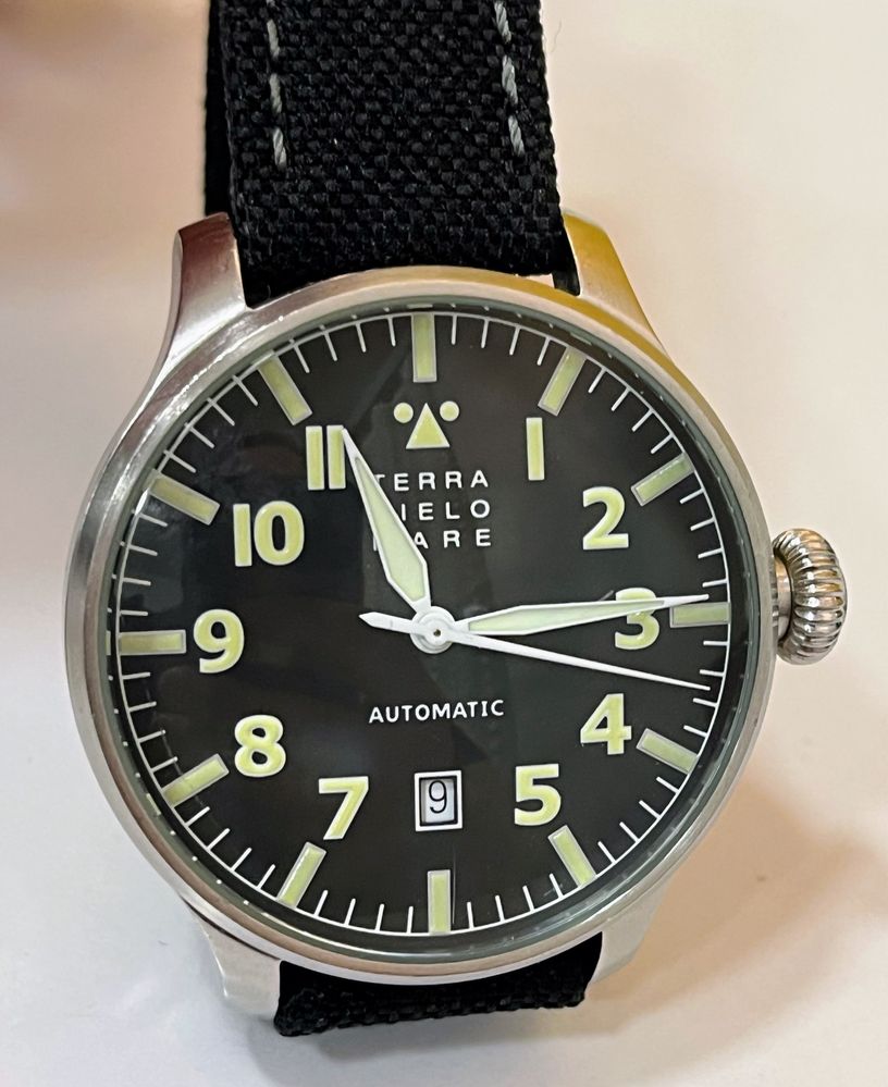 Ceas Terra Cielo Mare MC72 - Military Pilot - automatic - 44mm