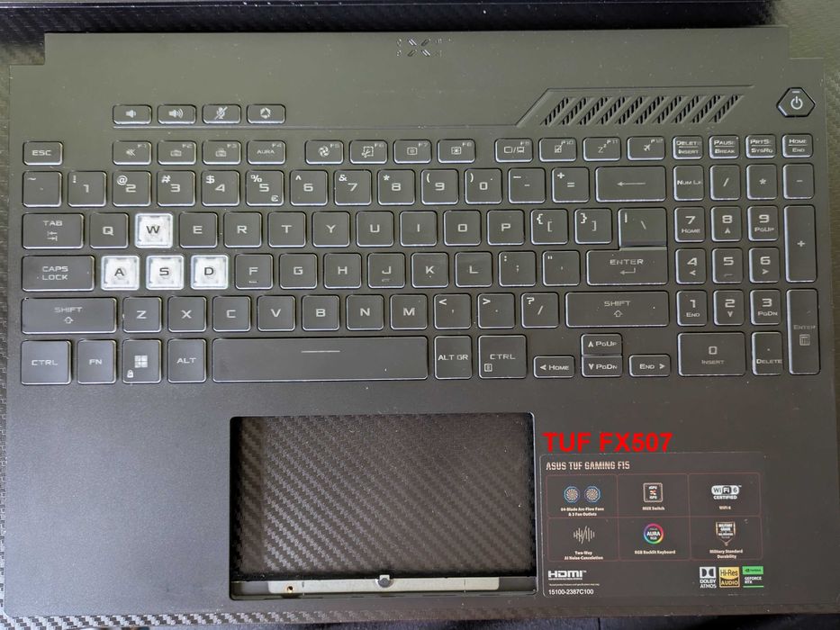 Carcase laptop ASUS TUF F15 FX507, FX517