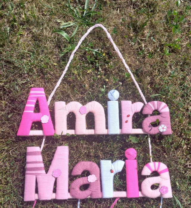 Nume decorative handmade