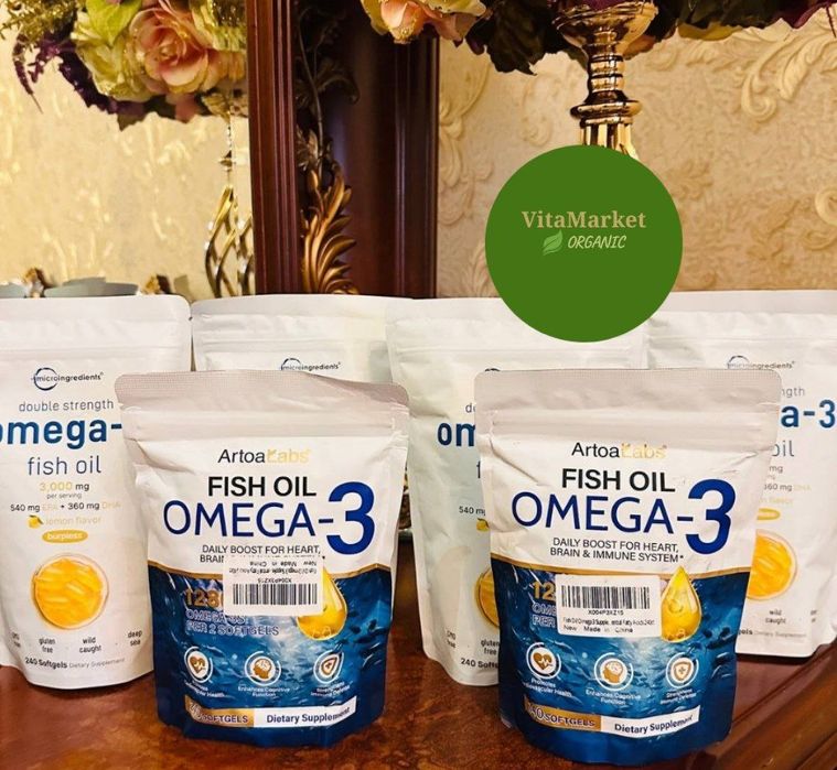 Omega 3, 3000 mg, 240 softgel, omega, омега 3