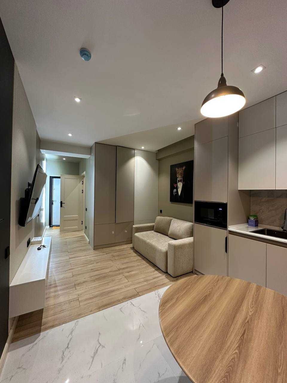Новостройка Black Towers 1 ком 29кв ремонт техника