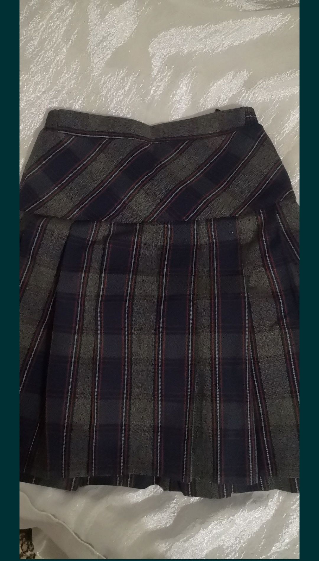 Школьная юбка шотландка для девочки