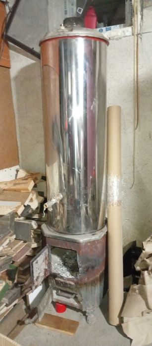 Boiler inox pe lemne