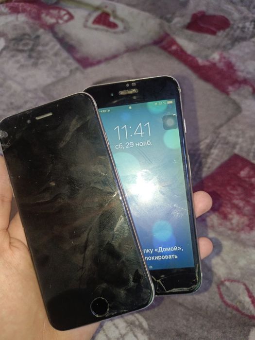 айфон 6 рабочий, кнопка питания не работает, и айфон 6 на запчасти