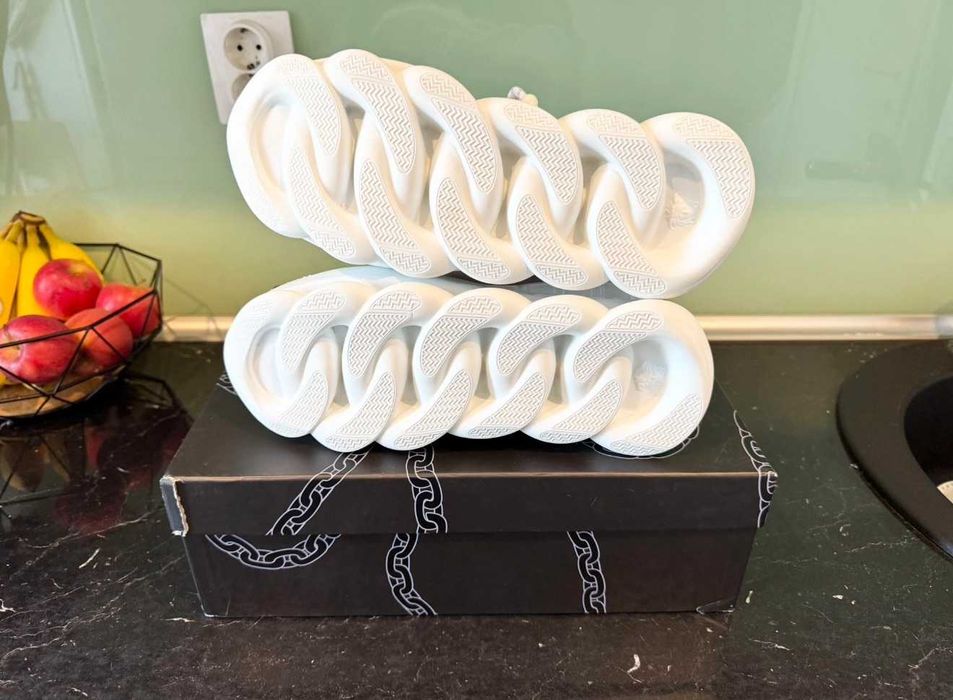 Versace Chain Reaction White Albi, Toate Marimile