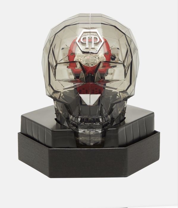 Philipp Plein „The Skeleton Sport Master” (Red Silicone Strap)