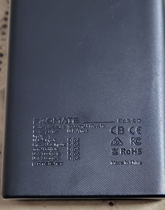 Baterie externa PROMATE Bolt-20, 20000mAh, 2xUSB, 1xType C + cablu