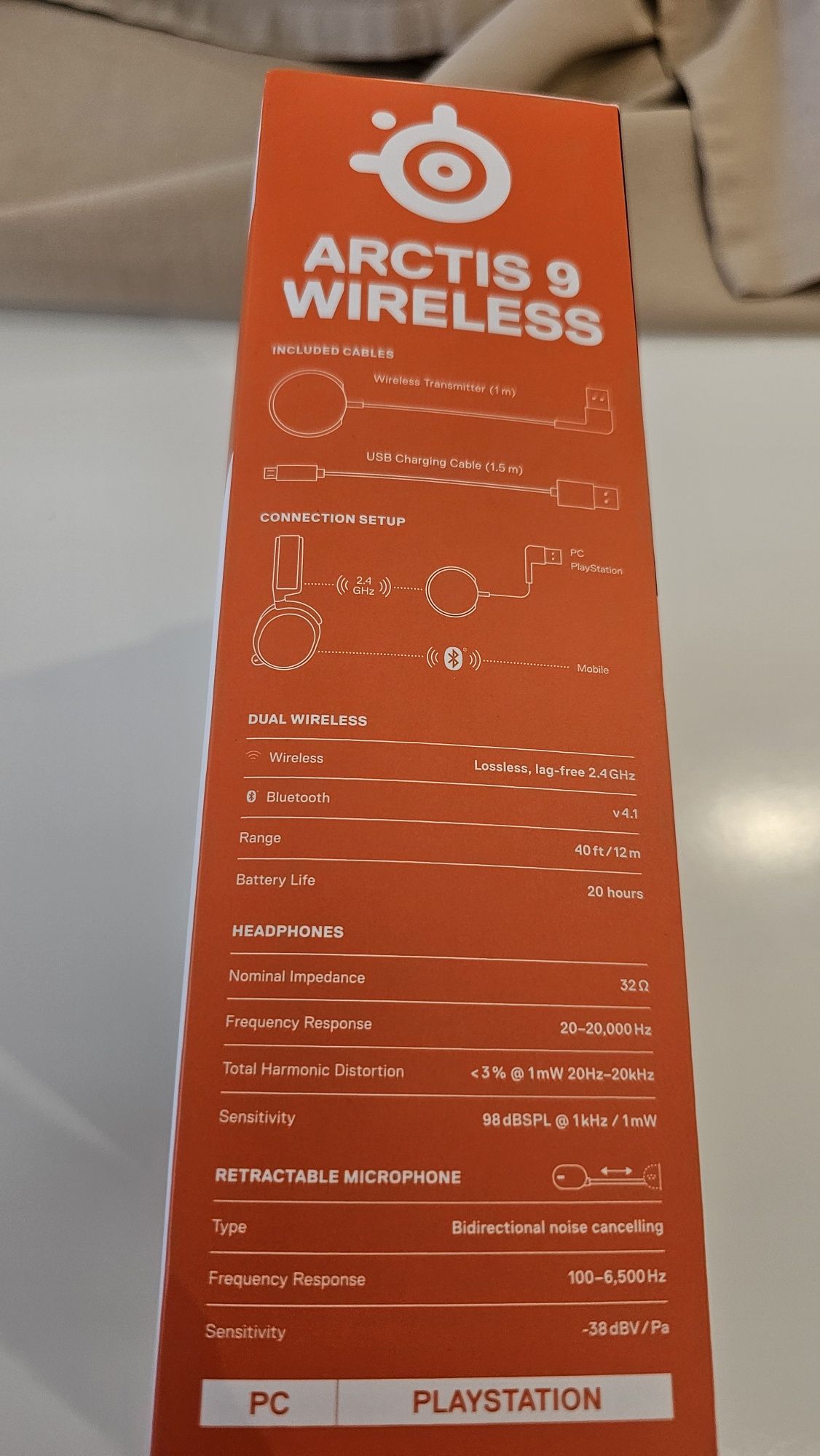 Steelseries Arctis 9 wireless