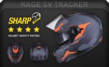 Casca moto 4* SHARP  casca ATV cu ochelari de soare - casca full face