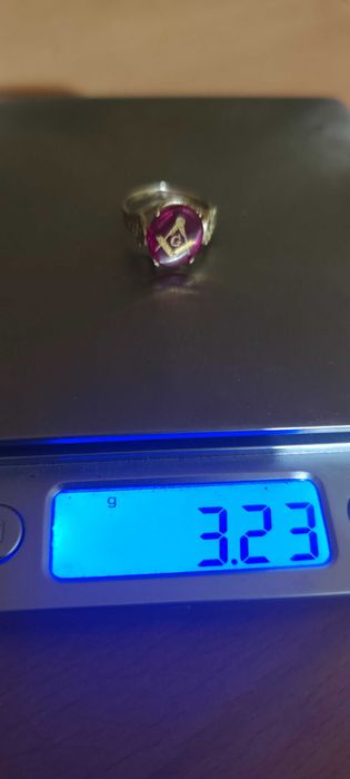 Масонски златен пръстен 14 к