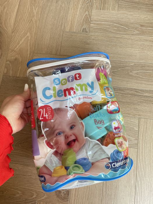 Cuburi bebe CLEMENTONI din silicon