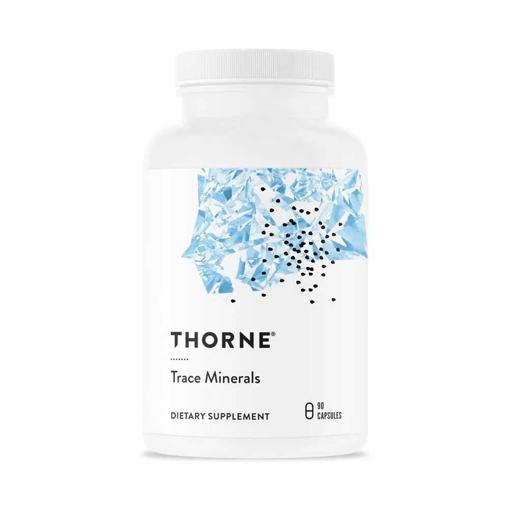 Thorne, Trace Minerals, Микроэлементы, 90 капсул