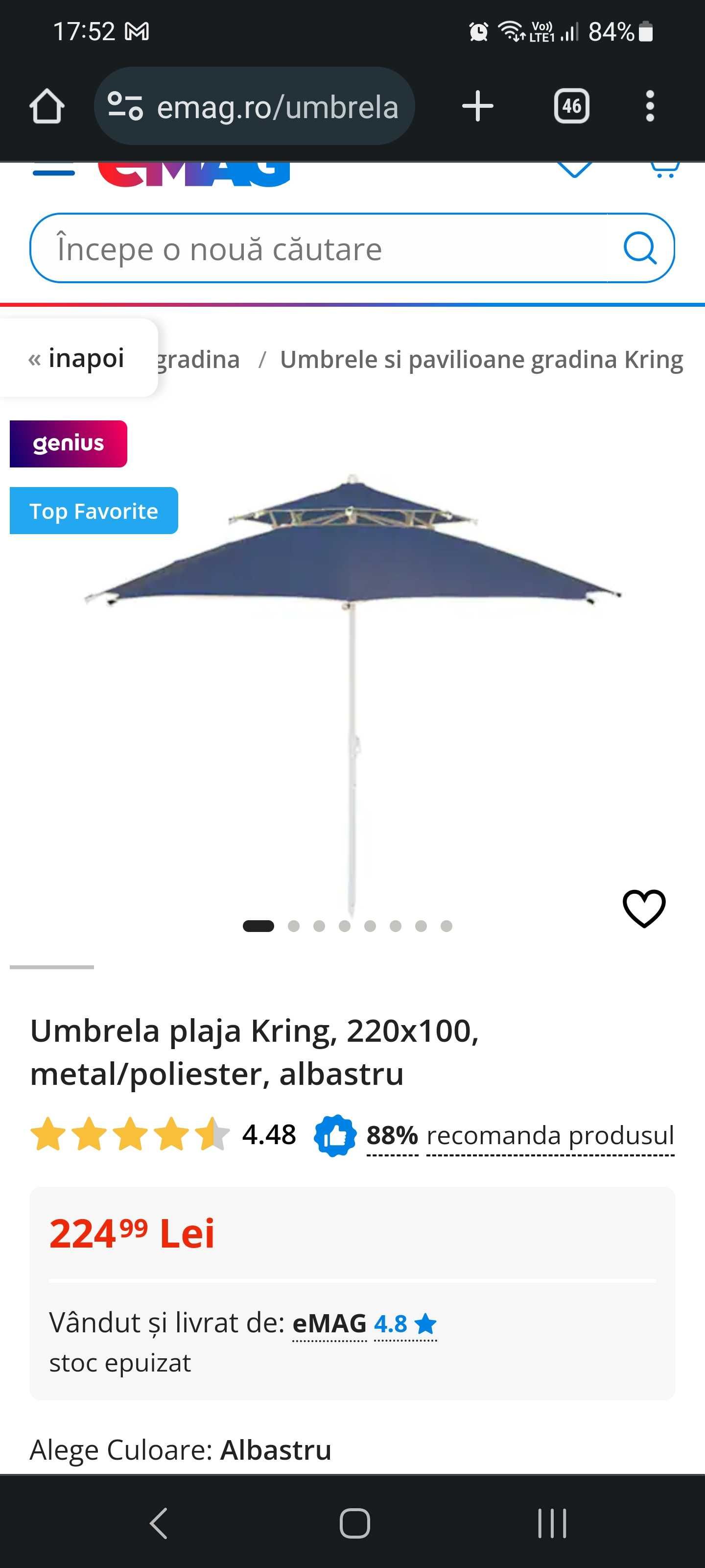 Vand umbrela de plaja