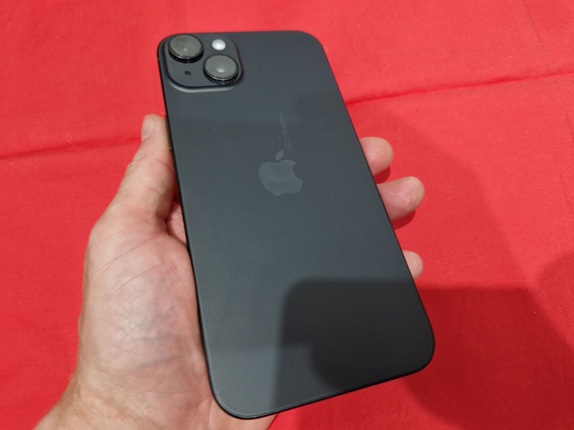 -Iphone 15Plus, Negru, 128Gb, 8Ram, bat: 91%, impecabil, stare foarte