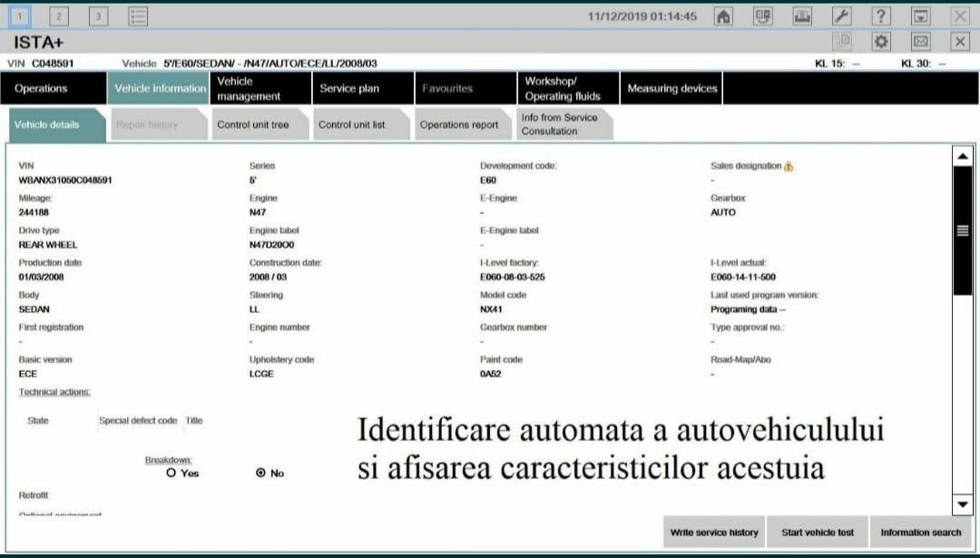 Diagnoză profesională BMW/MINI Cooper