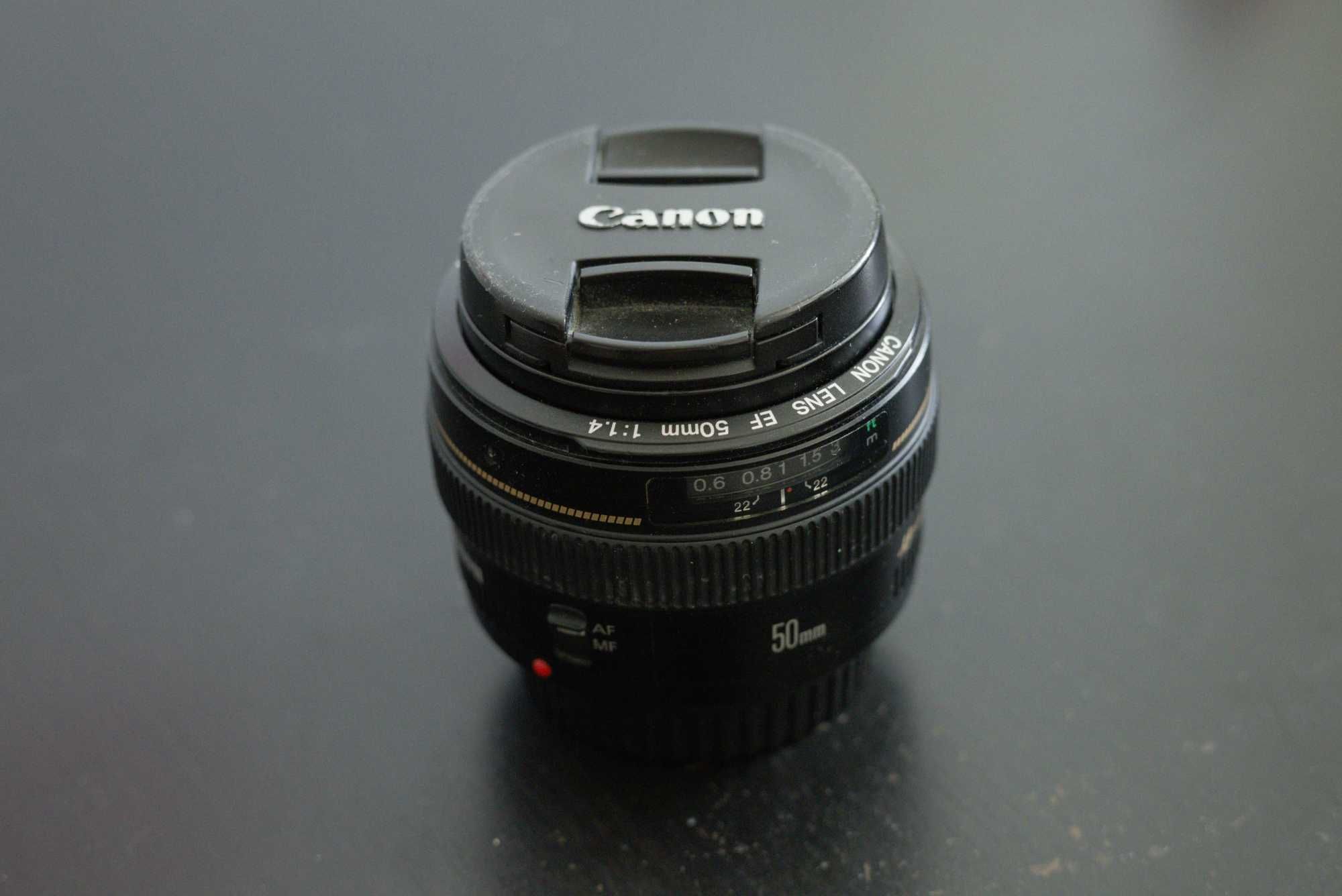 Obiectiv Canon EF 50mm f/1.4 USM EF – luminos, clar si usor