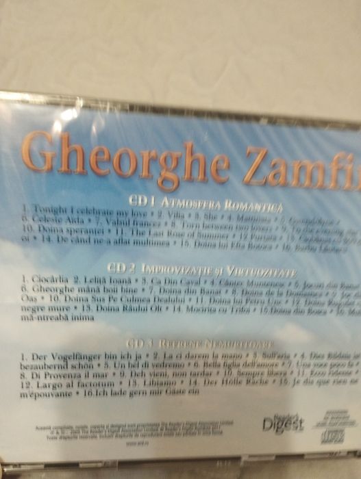 Gheorghe Zamfir set 3  CD uri, in tipla