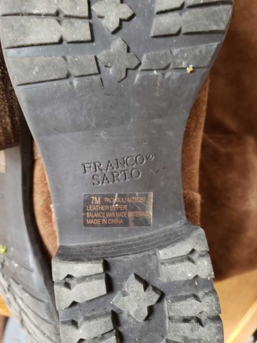 Franco Sarto дълъг ботуш от естествен велур