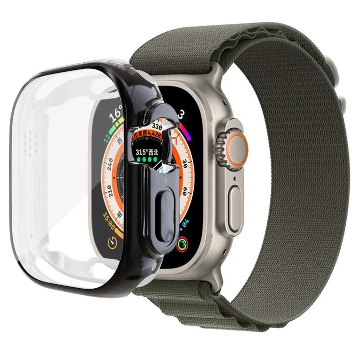 Apple Watch Ultra SE 2022 Series 8 /TPU силиконов мек кейс + протектор