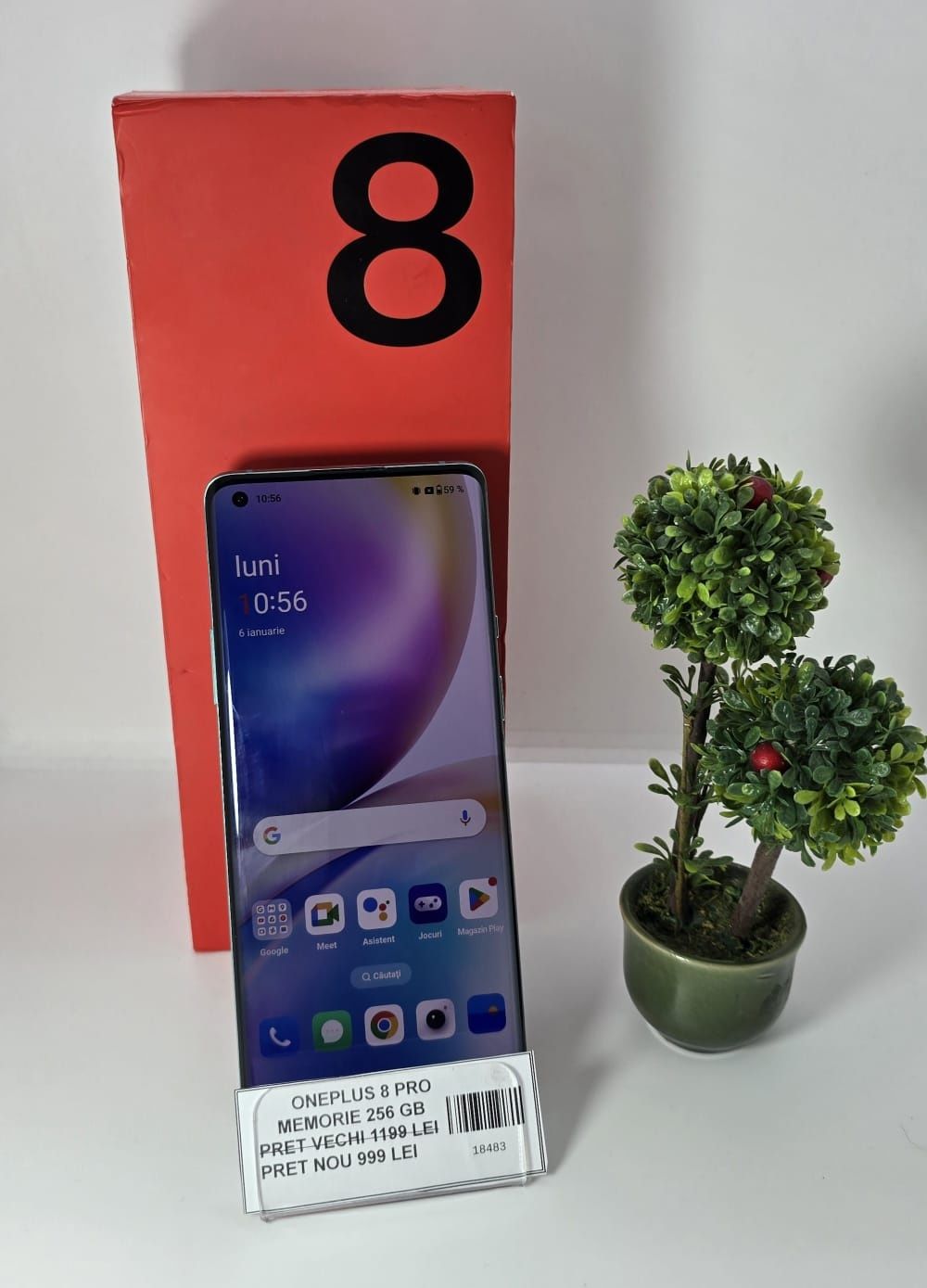 Oneplus 8 PRO memorie 256gb full box