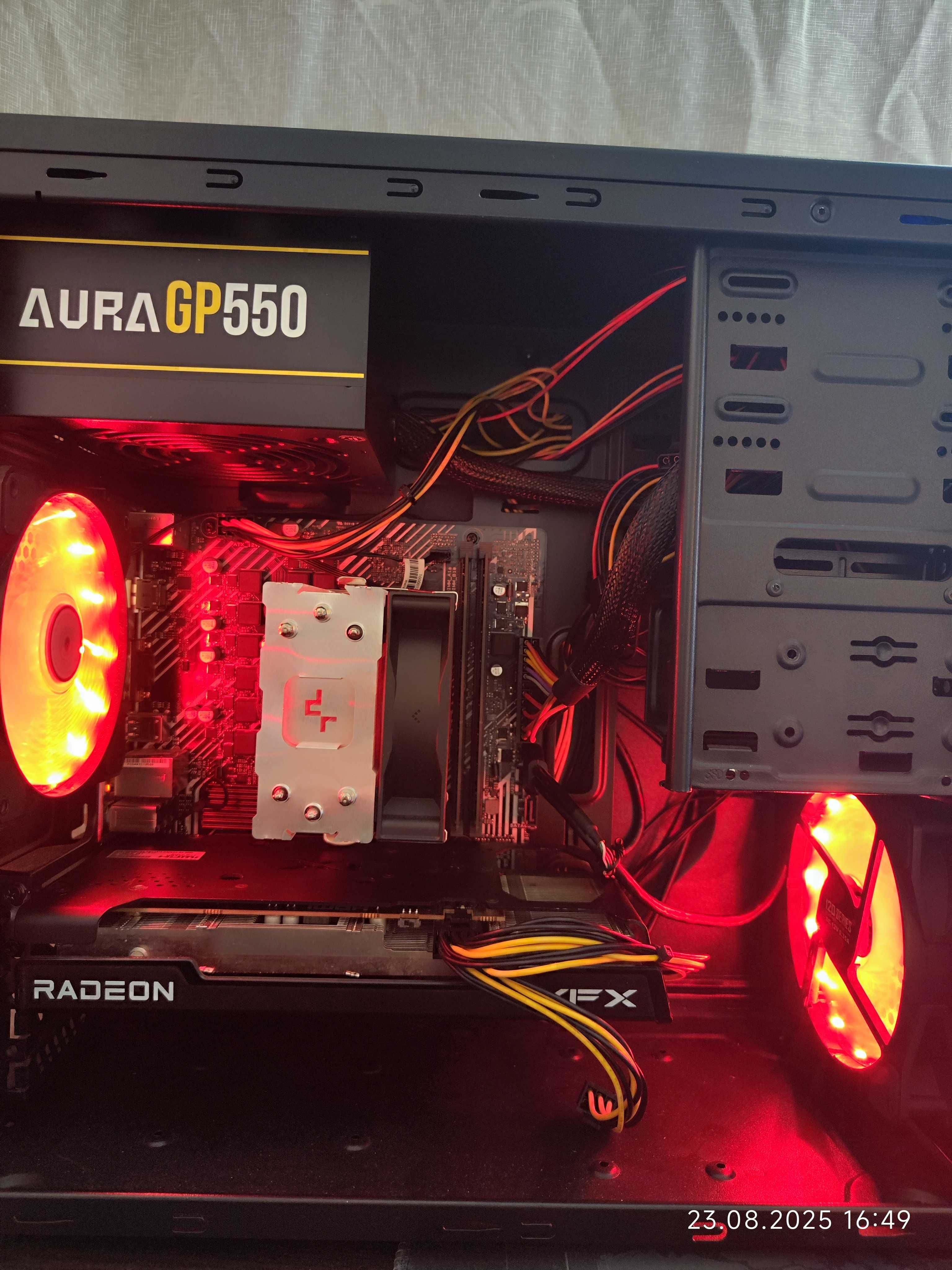Геймърски i5 11600, RX 6600 8GB, RAM 16GB DDR4 3200, SSD 480GB NVME