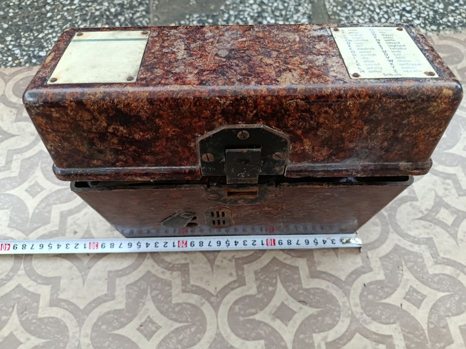 стар немски военно-полеви телефон - WEHRMACHT - WWII - 1944г