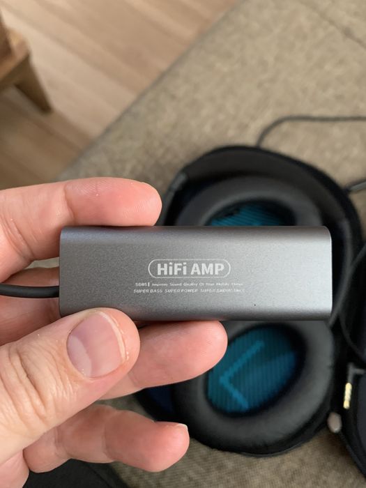 BOSE QC 25 заглушаващи слушалки + амплифайър