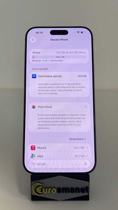 Telefon mobil Apple iPhone 16 Pro Max, 512GB, 5G, Desert Titanium -A-