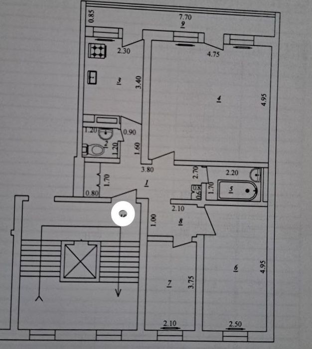 Срочно продам 3 комнатную квартиру