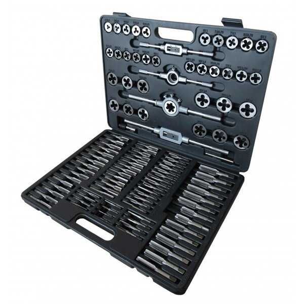 Метчици и плашки 110 части Професионални FORCEKRAFT