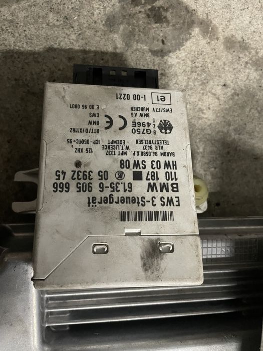 Kit pornire BMW e46 motor 2.0 150 cp cutie manuala ews / cheie