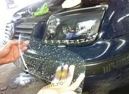 Polish faruri, aplicare folie de protecție