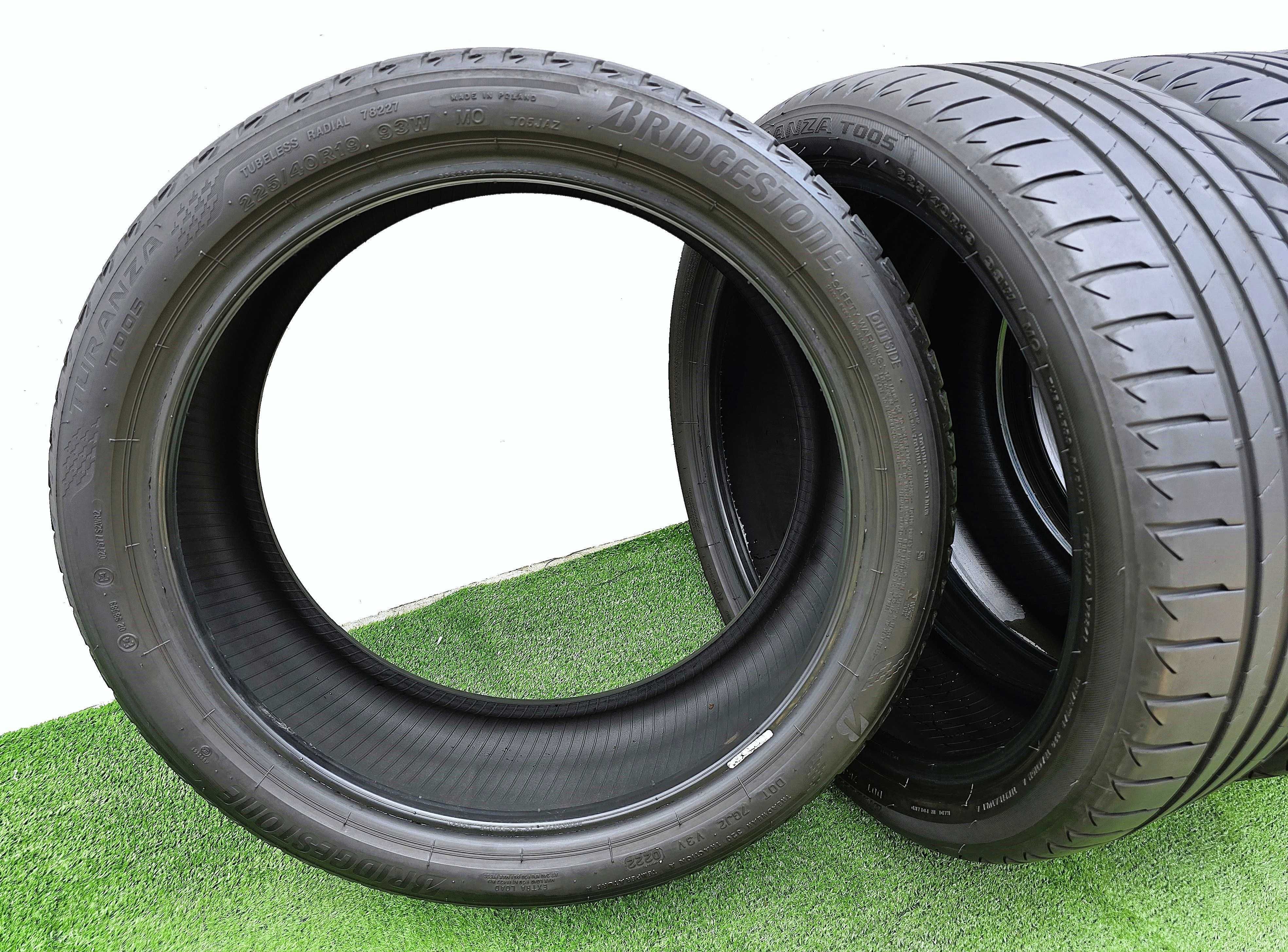 4бр. 225/40/19 BRIDGESTONE Turanza- летни
