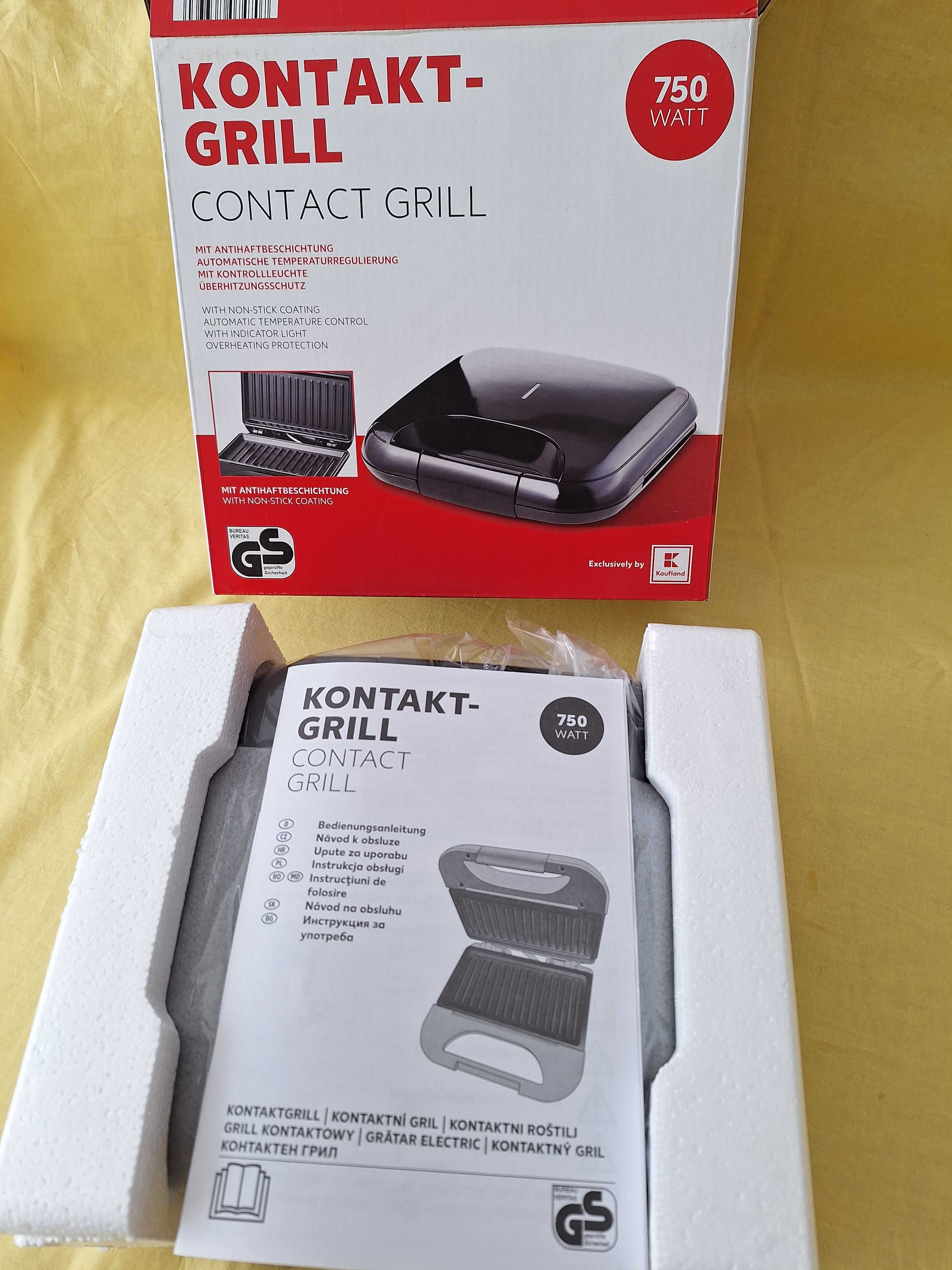 Gratar GRILL electric, putere 750 W, strat anti aderent