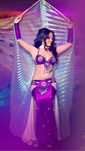 Costum superb de dans oriental, dansatoare, cadana