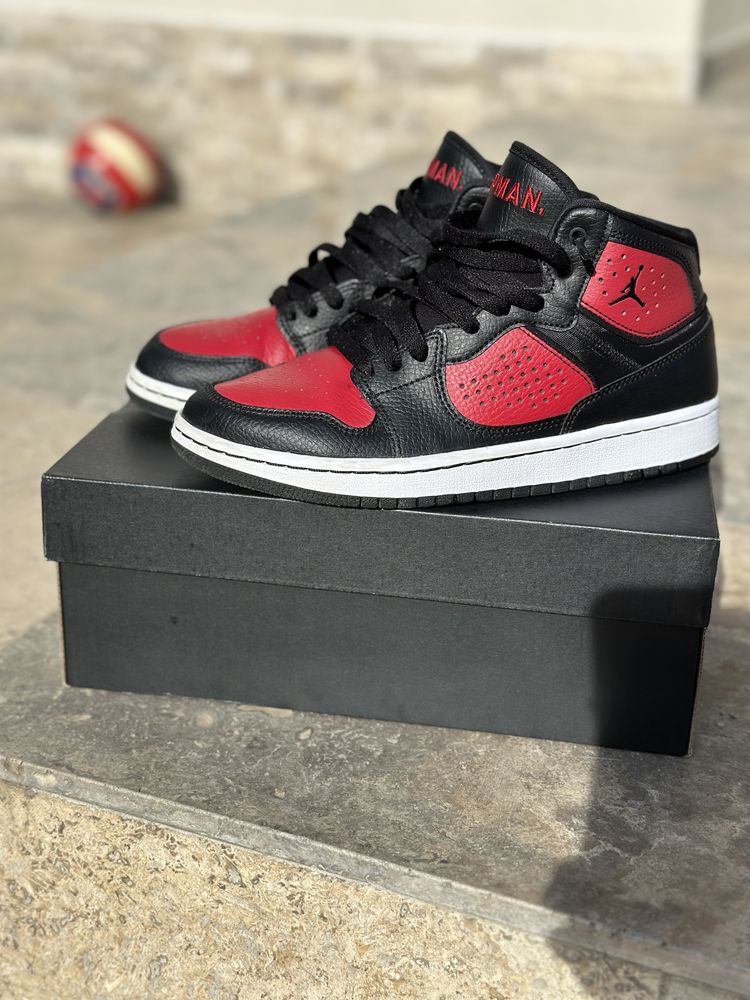 Jordan Access "Black/Gym Red-White"