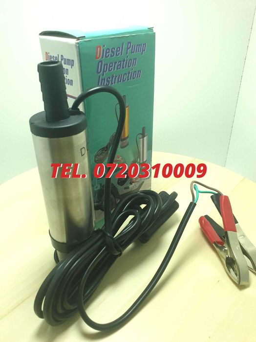 Pompa Lichide De 12v motorina Ulei apa vin Submersibila Fi 37 Cm