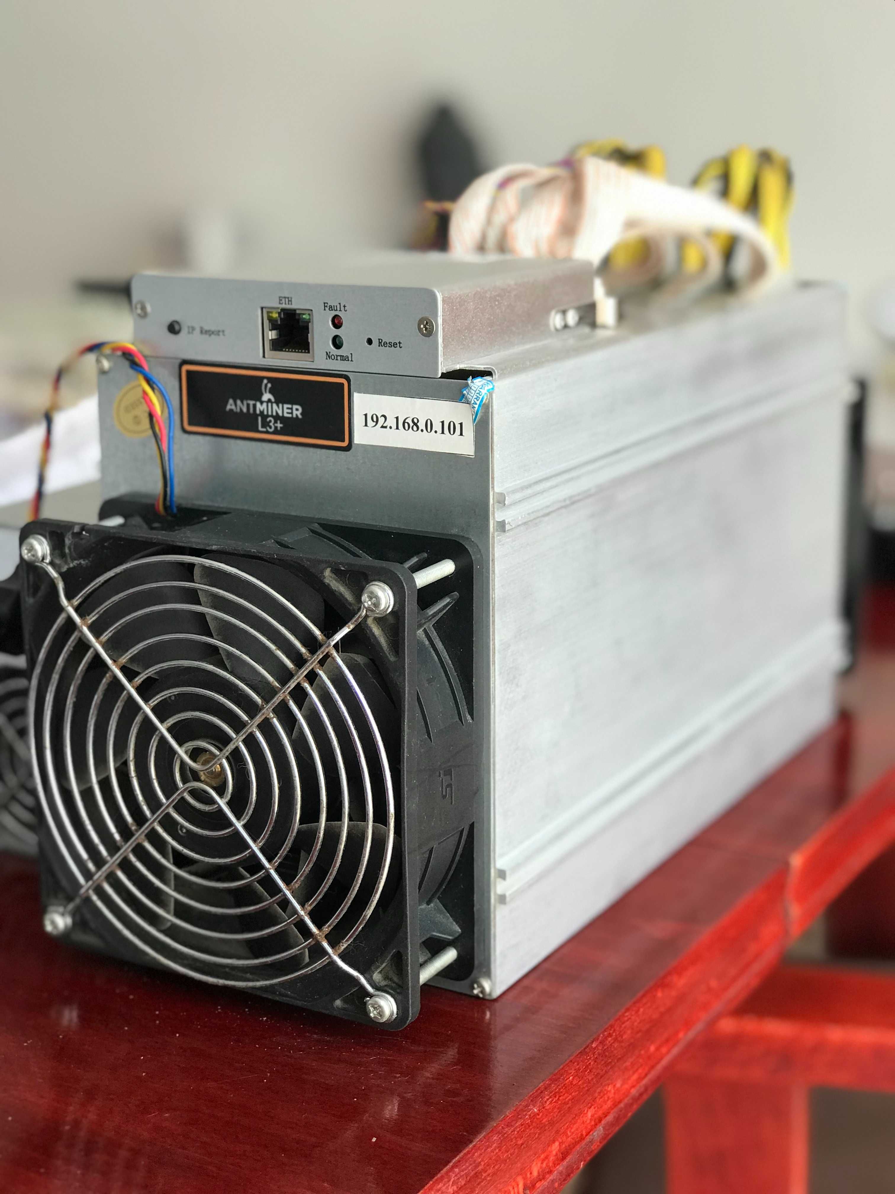 3бр. L3+ Antiminer Bitmain. Копачки за DOGE coin (ASIC miner)